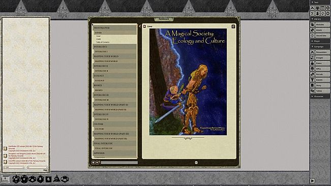Fantasy Grounds - A magical Society - Ecology and Culture