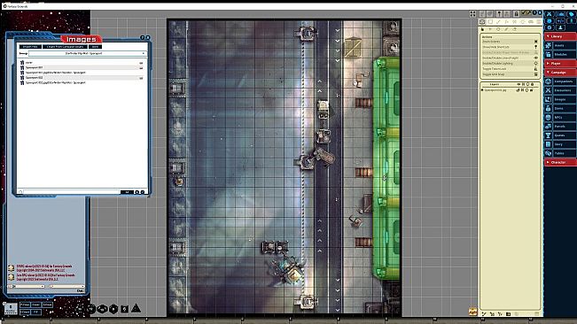 Fantasy Grounds - Starfinder RPG - Flipmat Spaceport