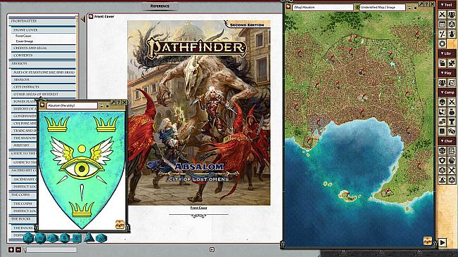 Fantasy Grounds - Pathfinder 2 RPG - Pathfinder Lost Omens: Absalom, City of Lost Omens