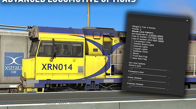 Trainz 2022 DLC - C44aci Locomotive - Xstrata/Glencore Pack