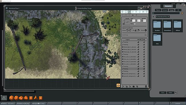 Fantasy Grounds - FG Abandoned Places Map Pack