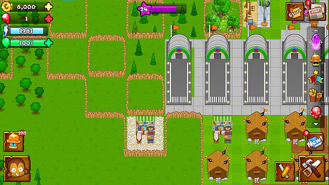 Bloons Monkey City - Bamboo City Walls