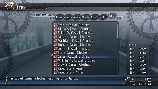 The Legend of Heroes: Trails of Cold Steel - Gaius' Casuals