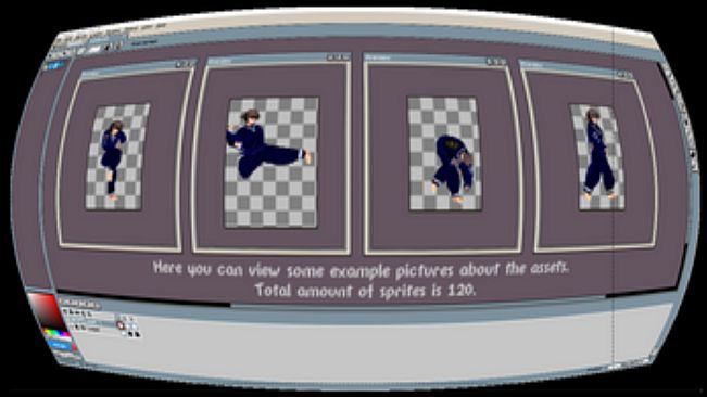 Green Dragon Beat ’em up Character