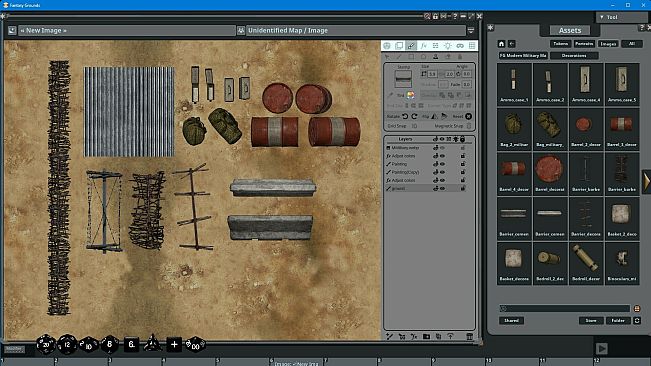 Fantasy Grounds - FG Modern Military Map Pack