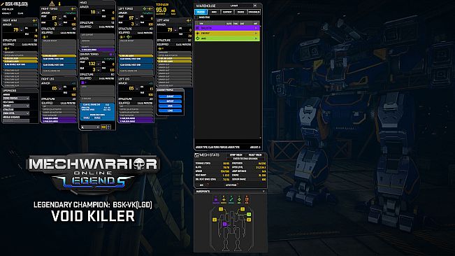 MechWarrior Online - Void Killer and War Ghoul Legendary Mech pack
