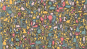 I commissioned some abstract bunnies