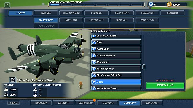Bomber Crew Skin Pack 2