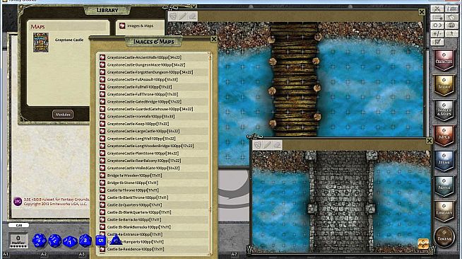 Fantasy Grounds - Maps: Graystone Castle