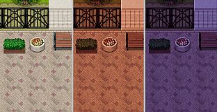 RPG Maker MZ - SERIALGAMES LivingGoodCity Tileset - Small Zoo Set