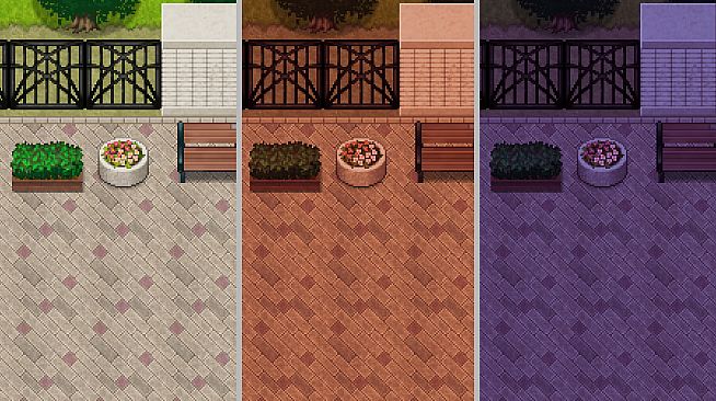 RPG Maker MZ - SERIALGAMES LivingGoodCity Tileset - Small Zoo Set