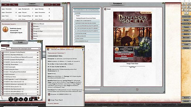 Fantasy Grounds - Pathfinder 2 RPG - Pathfinder Society Scenario #2-03: Catastrophe's Spark