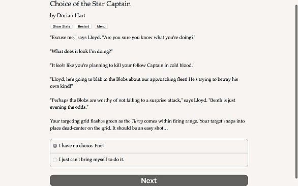 Choice of the Star Captain