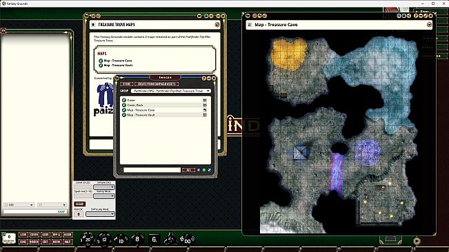 Fantasy Grounds - Pathfinder RPG - Pathfinder Flip-Mat: Treasure Trove