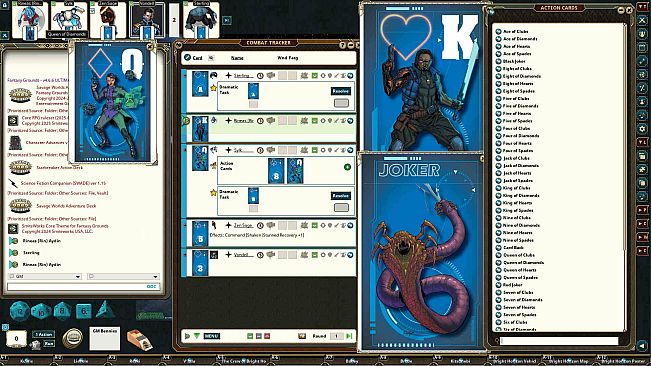Fantasy Grounds - Starbreaker Action Deck