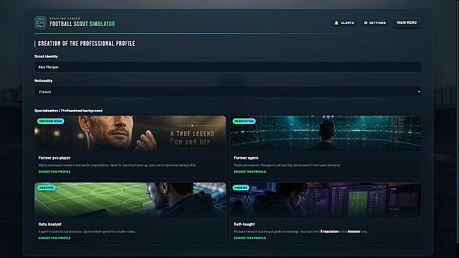 Football Scout Simulator