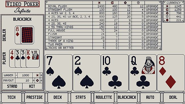 Video Poker Infinite