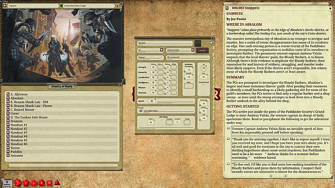 Fantasy Grounds - Pathfinder Playtest - The Rose Street Revenge (PFRPG2)
