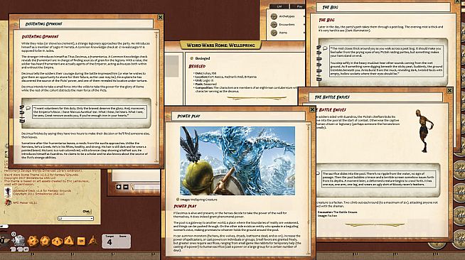 Fantasy Grounds - Weird Wars Rome: Wellspring (Savage Worlds)