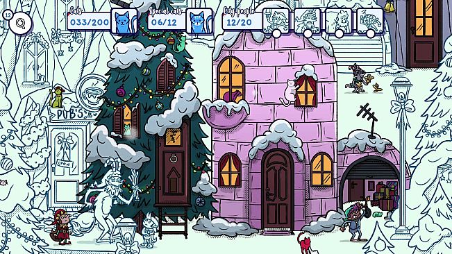 Hidden Cats in Santa's Realm