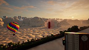 Endlessly side-scrolling Balloon Simulator 2024