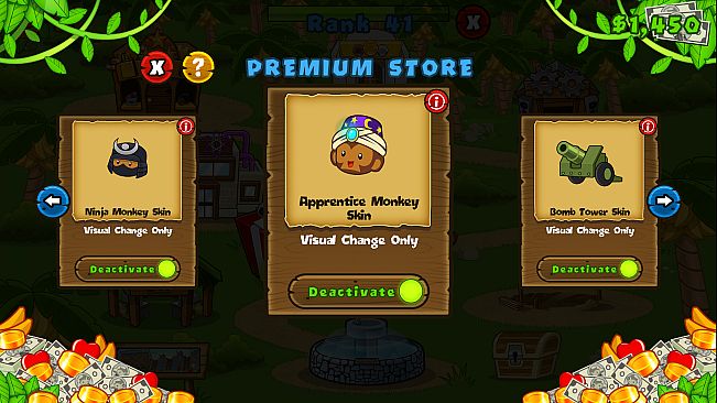 Bloons TD 5 - Mystical Apprentice Monkey Skin