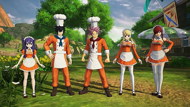 FAIRY TAIL 2 - Special Outfit Set "Luxury Restaurant"