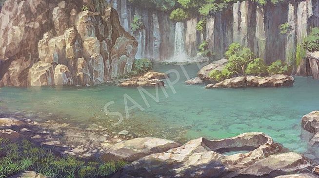 RPG Maker MZ - TOKIWA GRAPHICS Battle BG No.2 Woods/Riverside