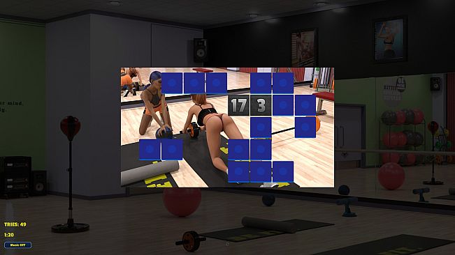 Memory Puzzle - Futanari Gym