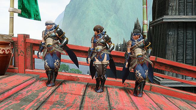 MONSTER HUNTER RISE - "Using the Wall" Pose Set