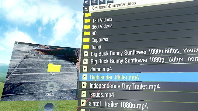 Simple VR Video Player
