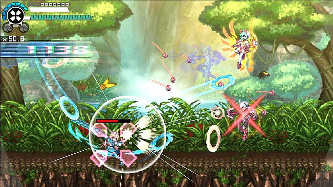 Gunvolt Chronicles: Luminous Avenger iX 2 - Special DLC boss "Kohaku Otori" from "COGEN: Sword of Rewind"