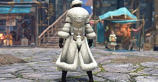 Monster Hunter Rise - "Fluffy Fur Belt" Hunter layered armor piece