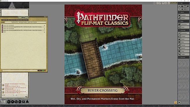 Fantasy Grounds - Pathfinder RPG - Pathfinder Flip-Mat - Classic River Crossing