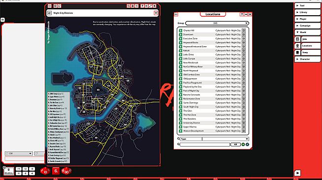 Fantasy Grounds - Cyberpunk RED - Night City 2045
