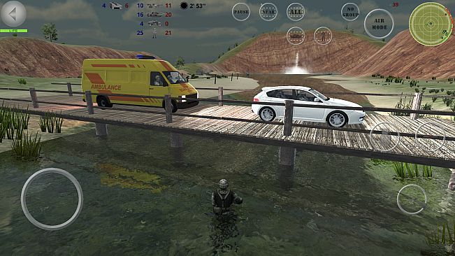 Battle 3D - Strategy game - Cars and Night