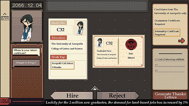 Thank You For Your Application