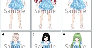 RPG Maker 3D Character Converter - Gee-kun-soft character 04 Maid clothes