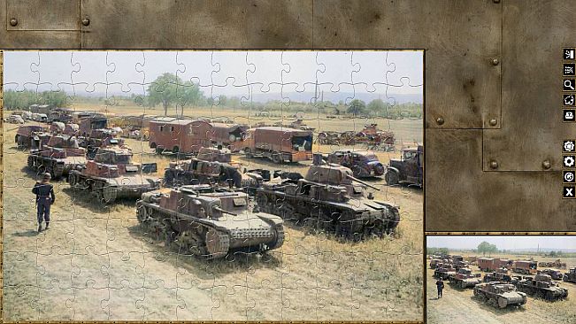 Pixel Puzzles WW2 Jigsaw - Pack: Italian Tanks