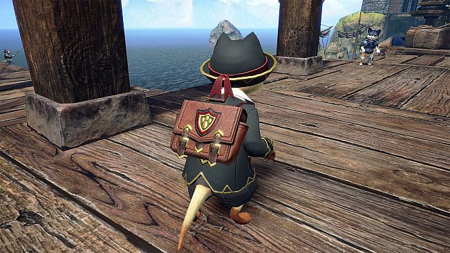 Monster Hunter Rise - "F Academic" Palico layered armor set