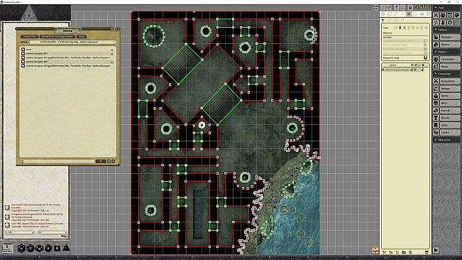 Fantasy Grounds - Pathfinder RPG - Pathfinder Flip-Mat - Mythos Dungeon