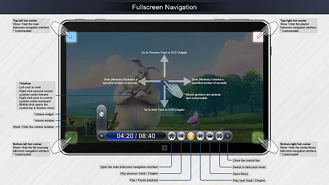 Zoom Player 16 : Steam Edition