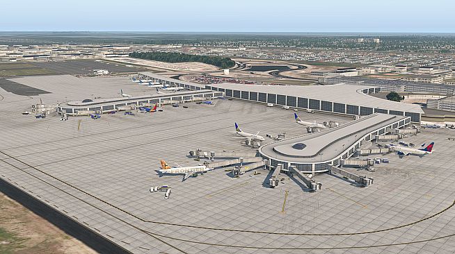 X-Plane 11 - Add-on: Verticalsim - KMSY - New Orleans International Airport XP