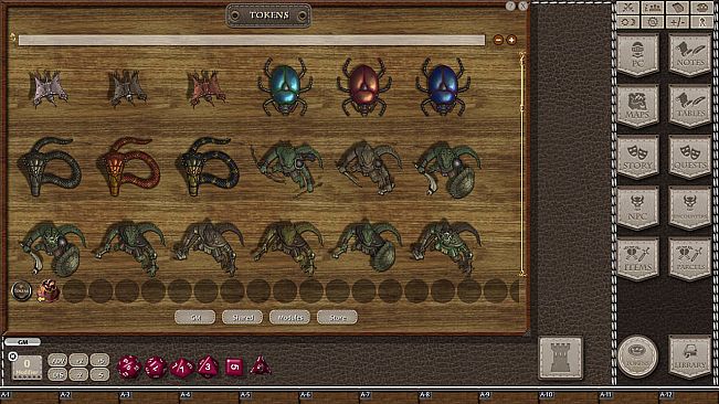 Fantasy Grounds - Jans Token Pack 25 - Swamp Creatures