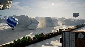 Endlessly side-scrolling Balloon Simulator 2024