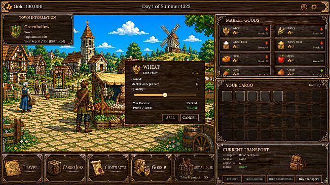 Medieval Travelling Merchant