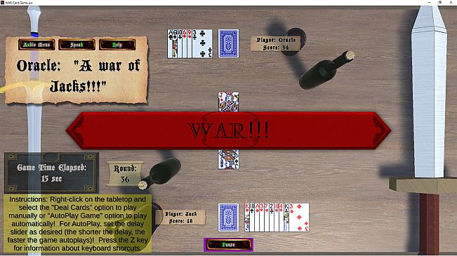 WAR Card Game_uvr