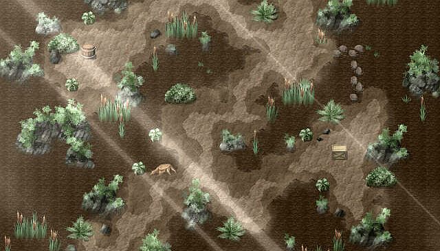 RPG Maker MZ - KR Haunted Swamp Tileset