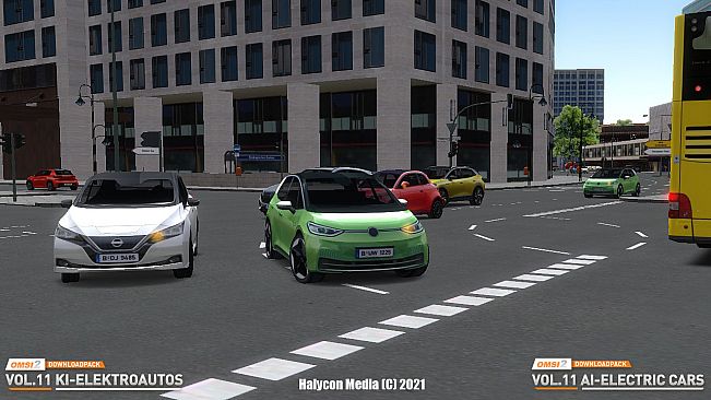 OMSI 2 Add-on Downloadpack Vol. 11 - AI Electric Cars