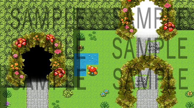 RPG Maker MV - NATHUHARUCA Door Tilesets